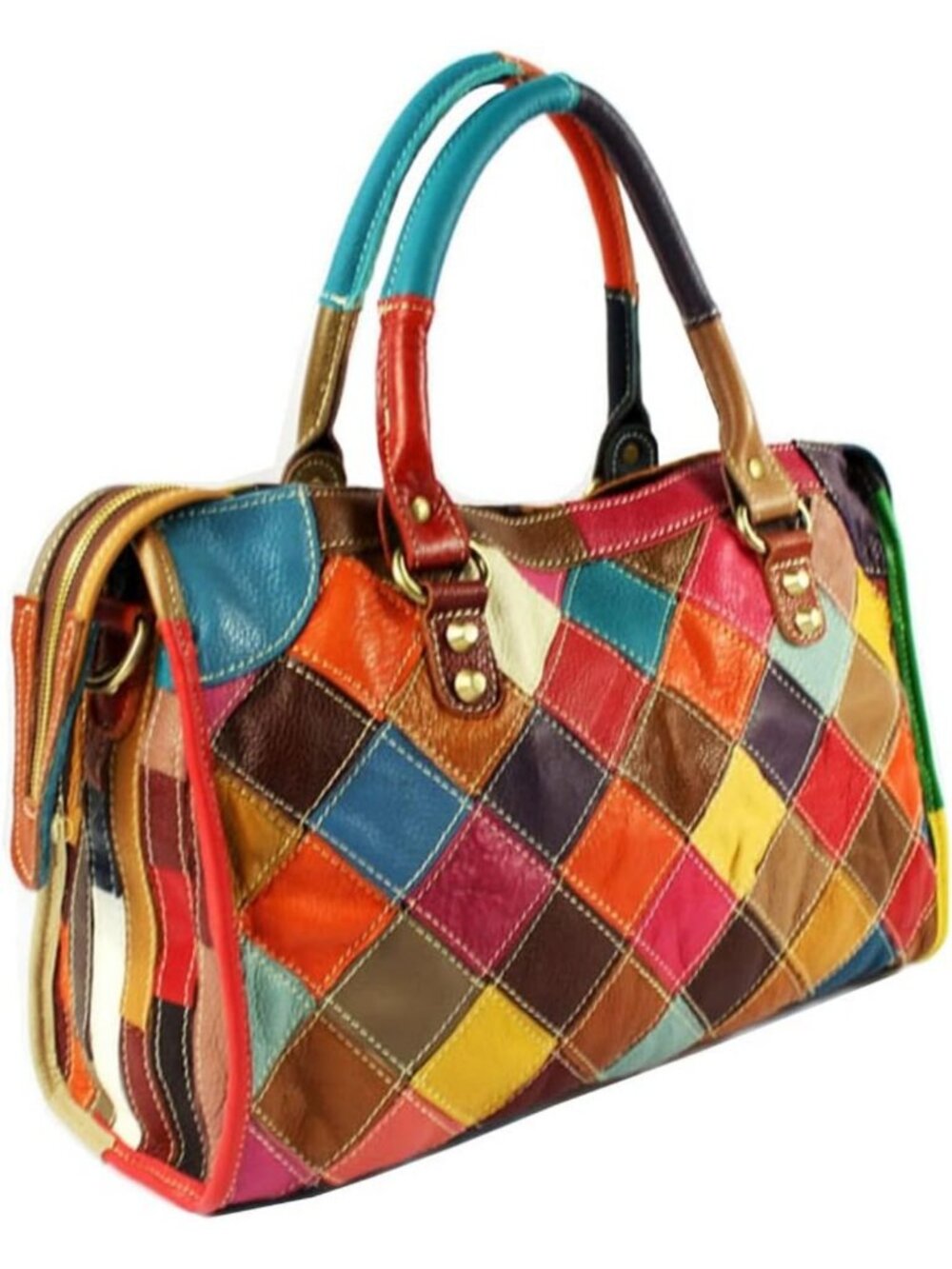 Vintage Genuine Leather Tote Bag for Women | Stylish Satchel & Crossbody Purse